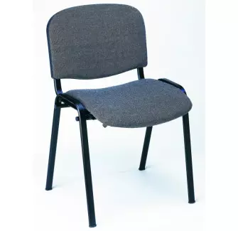 Chaise assise et dossier revêtement tissu Iso