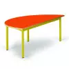 Table demi lune pour classe maternelle Noa