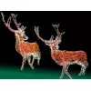 Cerf 3D lumineux pour décoration de Noël