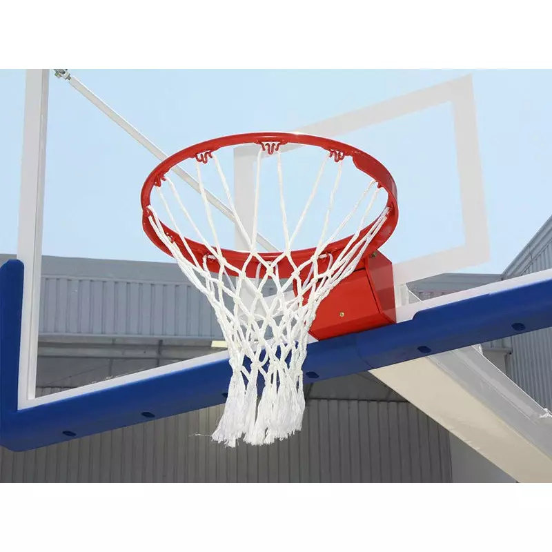 Panier de basket mural extérieur en acier galvanisé - panneau demi