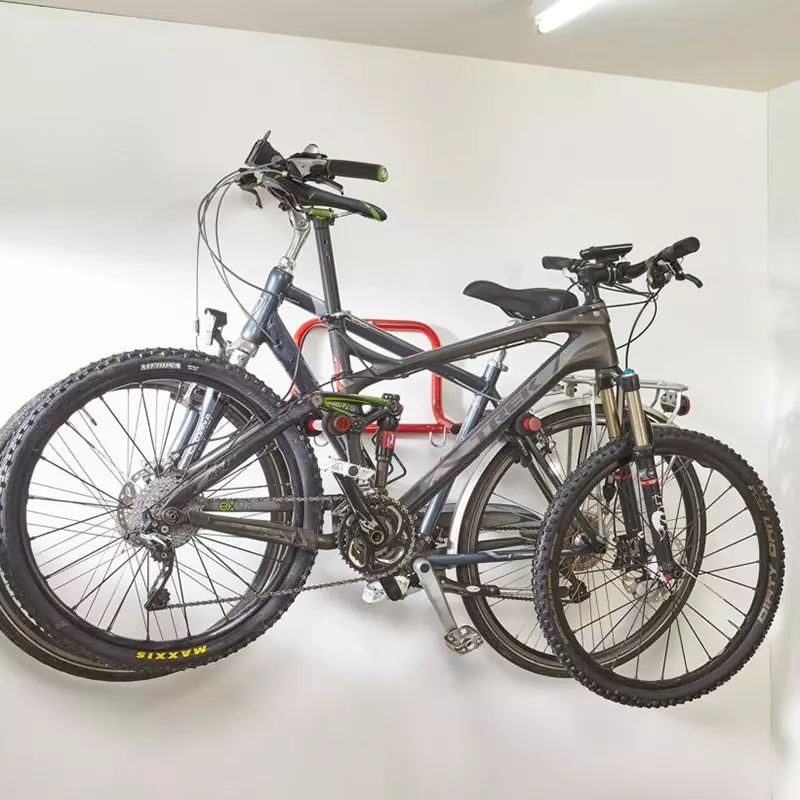 Support vélo mural 6 vélos fixation roue 1m26x45cm métal - Accessoire Vélo  Pas Cher