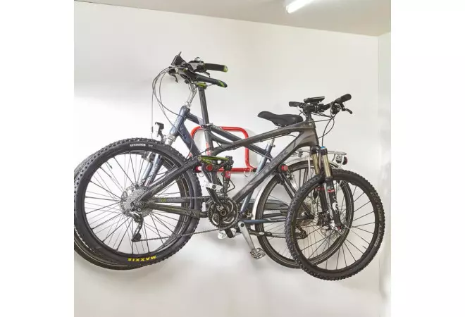 Porte vélo mural pour 2 vélos