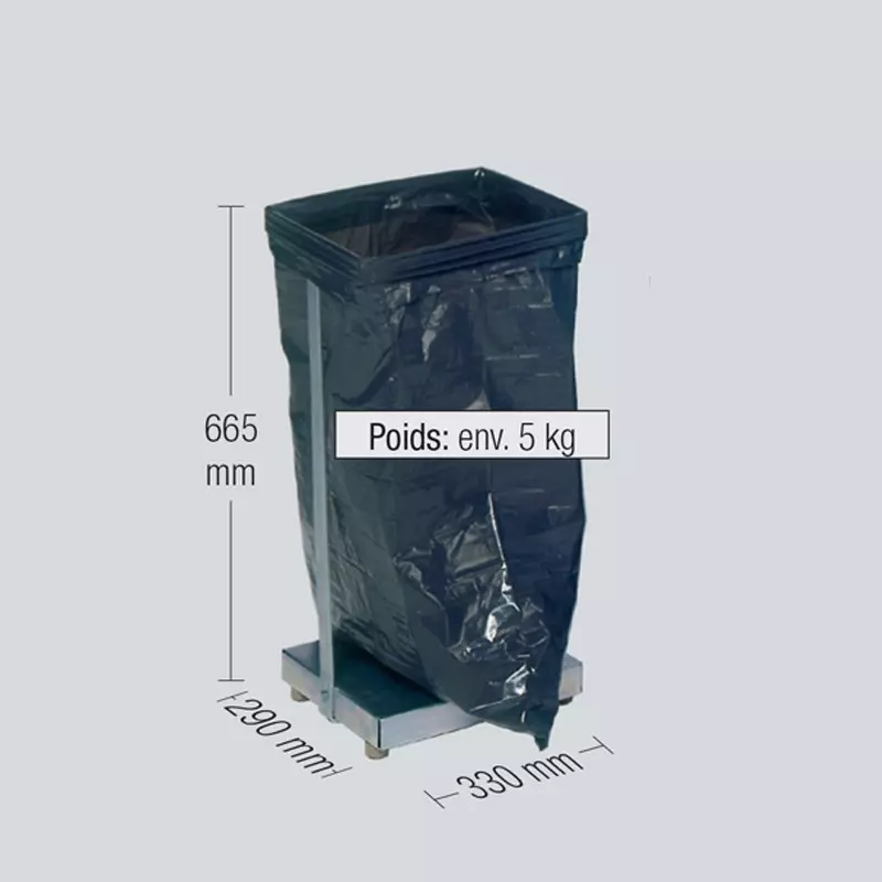 Sacs poubelles pour déchets légers - 50 litres