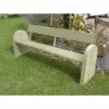 Banc urbain design bois