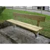 Banc urbain en bois