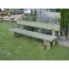 Banc jardin public bois