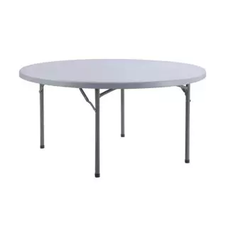 Ø 152 cm - Table polypropylène ronde pliante