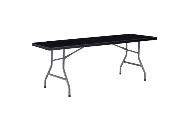 Table noire polypro 183 cm