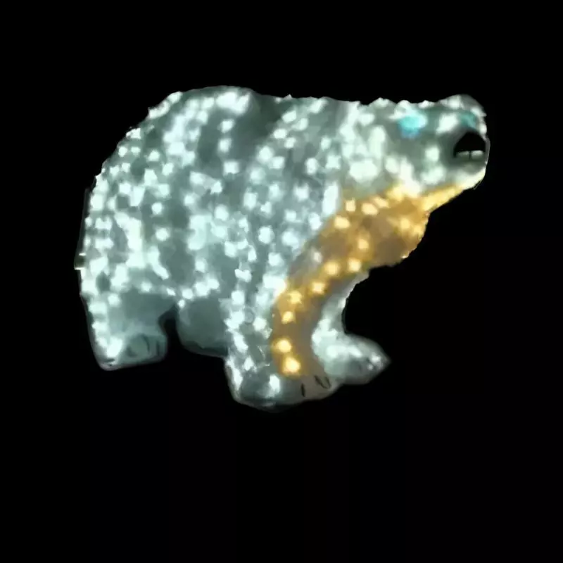 Ours 3D lumineux pour décoration de Noël