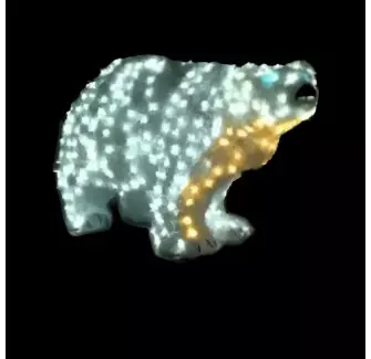 Ours 3D lumineux pour décoration de Noël