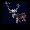 Cerf 3D lumineux pour décoration de Noël