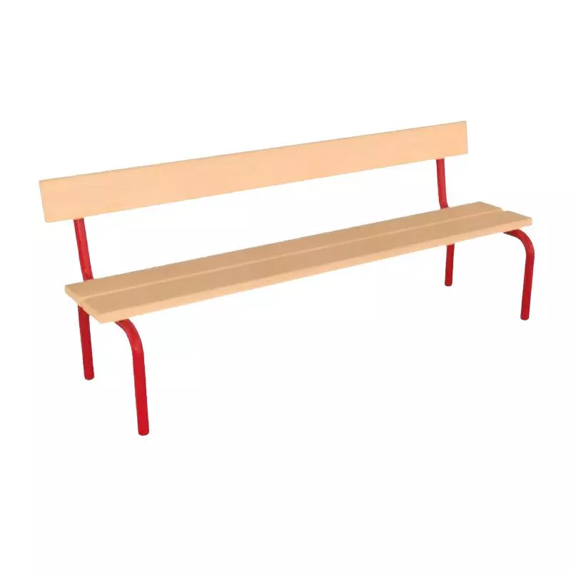 Banc pour école en bois LOLA