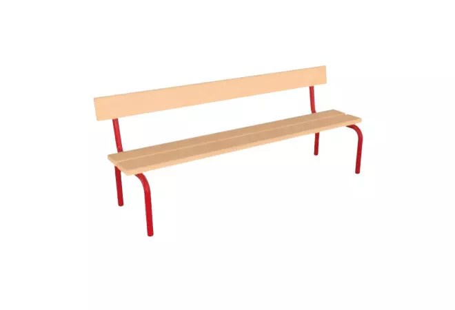 Banc pour école en bois LOLA