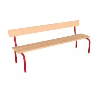 Banc pour école en bois LOLA