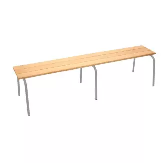 Banc scolaire en bois