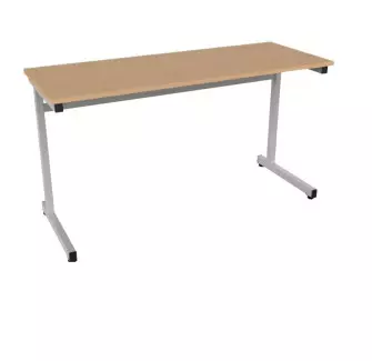 Table scolaire 2 places 130x50 cm