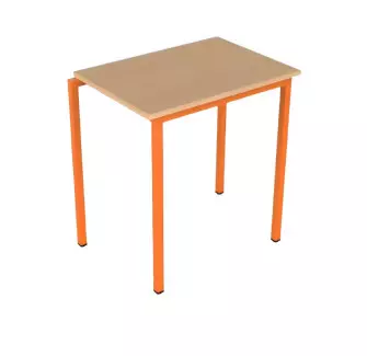 Table scolaire monoplace empilable