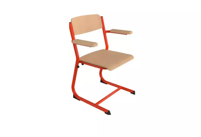 Chaise professeur avec accoudoirs