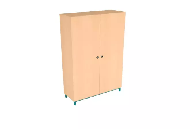 Armoire de rangement polyvalent pour école