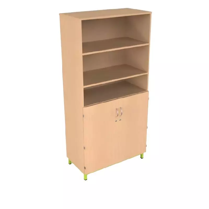 Armoire avec bibliothèque pour salle de classe