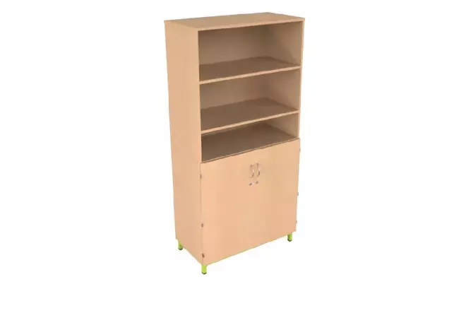 Armoire avec bibliothèque pour salle de classe