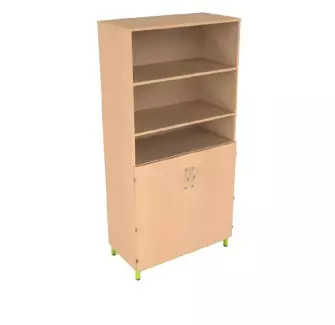 Armoire avec bibliothèque pour salle de classe