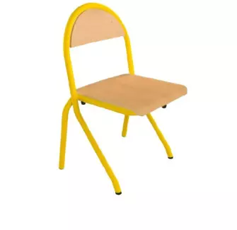 Chaise scolaire fixe