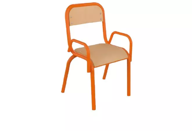 Chaise maternelle avec accoudoirs Noa