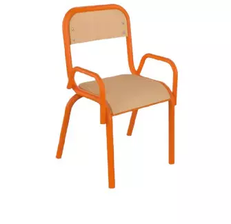 Chaise maternelle avec accoudoirs Noa