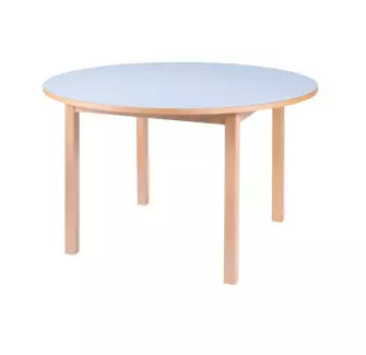 Table école maternelle ronde 4 pieds