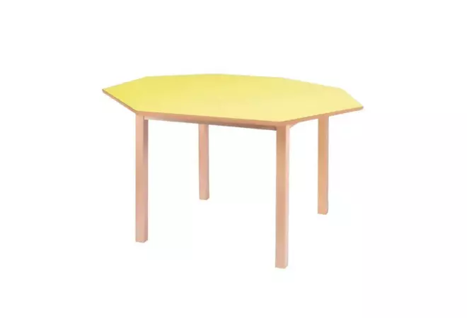 Table maternelle octogonale