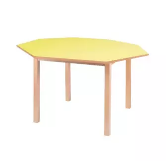 Table maternelle octogonale