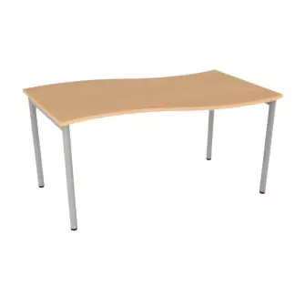 Table école maternelle en vague