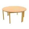 Table maternelle modulable demi-lune