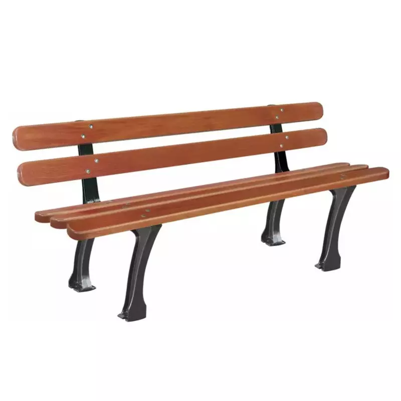 Banc public en bois et fonte Lugo