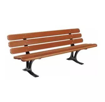 Banc de ville en bois et fonte Séville