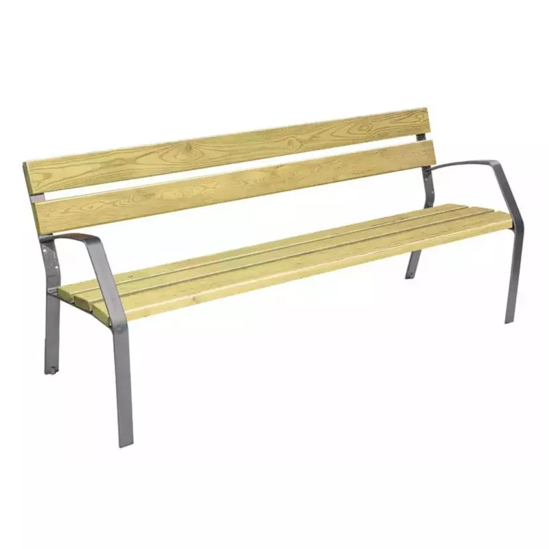 Banc public en bois et fonte Similar