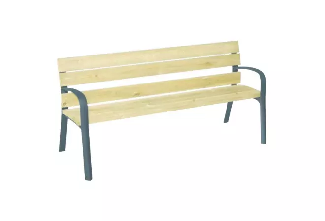 Banc urbain avec accoudoirs Modo