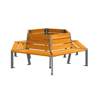 Banc Tour d'arbre Silaos® Procity