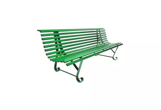 Banc de ville en acier Square