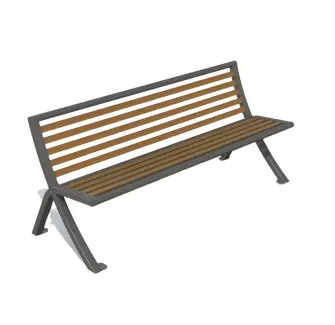 Banc extérieur lames compact Tarn