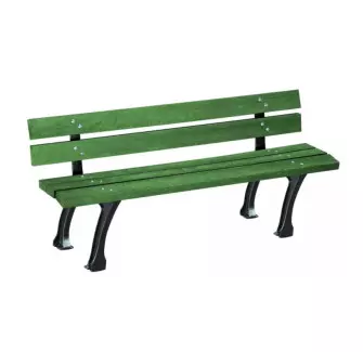 Banc urbain en plastique recyclé Glasgow