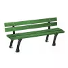 Banc urbain en plastique recyclé Glasgow