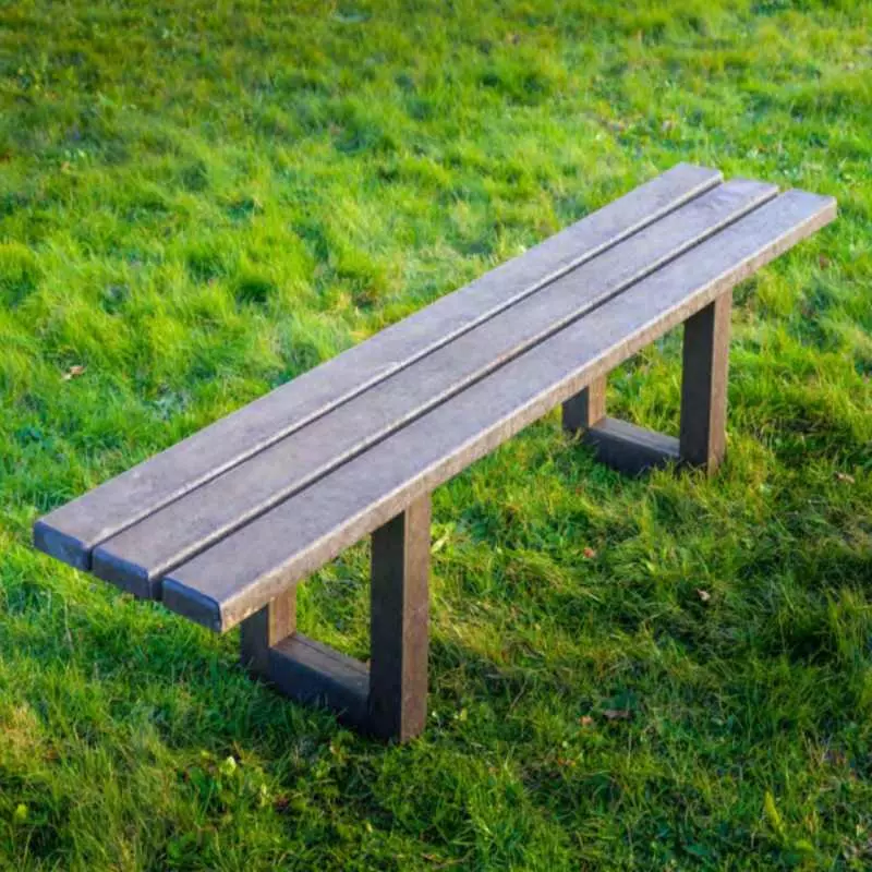 Banquette extérieure de ville Cabourg en plastique recyclé