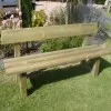 Banc de ville classique en bois