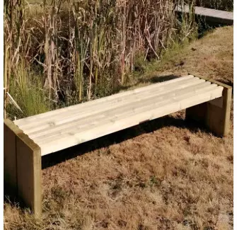 Banquette bois extérieur