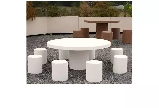 Table de pique-nique en béton pour enfants