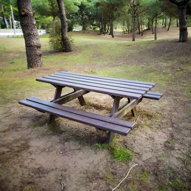 Table pique nique Tradi en plastique recyclé