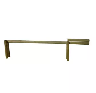 Barrière levante en bois