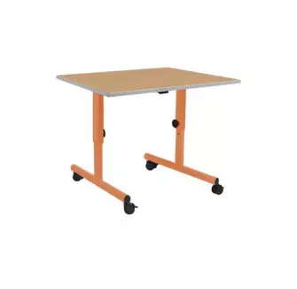 Table réglable et pliable mobile